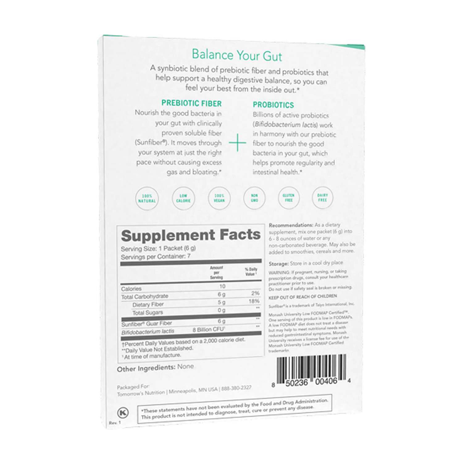 SunFiber&reg; GI - 1.48 oz. (7 Servings)